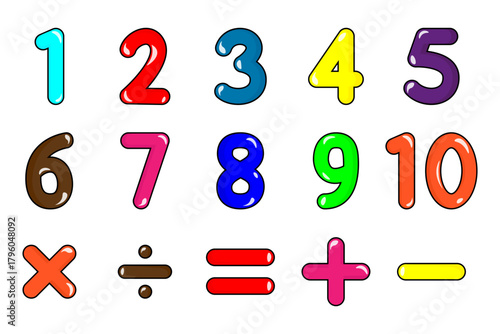 Learning to Recognize Numbers. Educational Beginner Guide for Early Childhood Students.