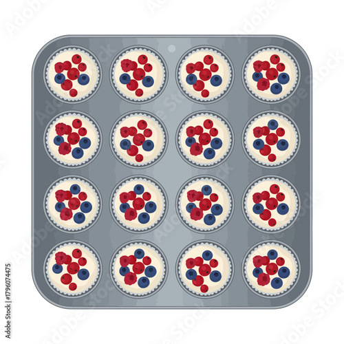 Array of twenty transparent petri dishes filled with cultured red and blue microbial samples arranged in a 4x5 grid for scientific analysis