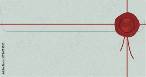 Vintage Envelope With Wax Seal