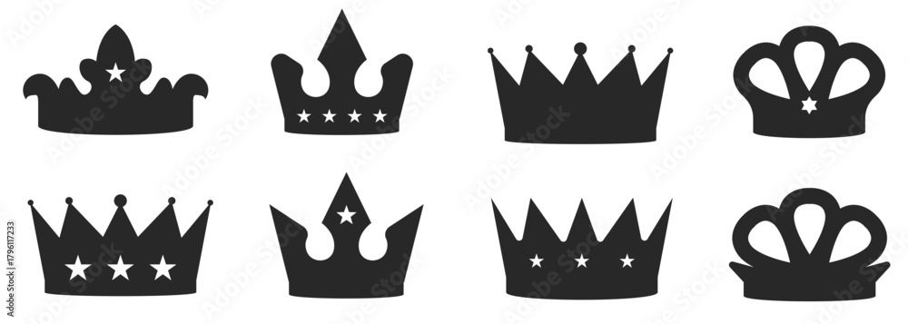 Obraz premium Luxury King Crown Icon