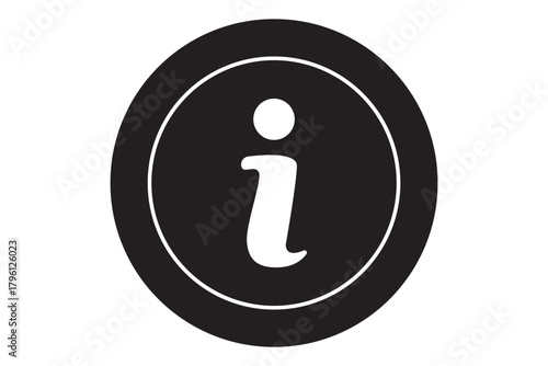 Info icons set. Information icon collection. Info button. Info symbol flat style - stock vector.