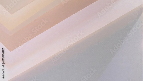 Abstract pastel geometric background with soft light and shadows.