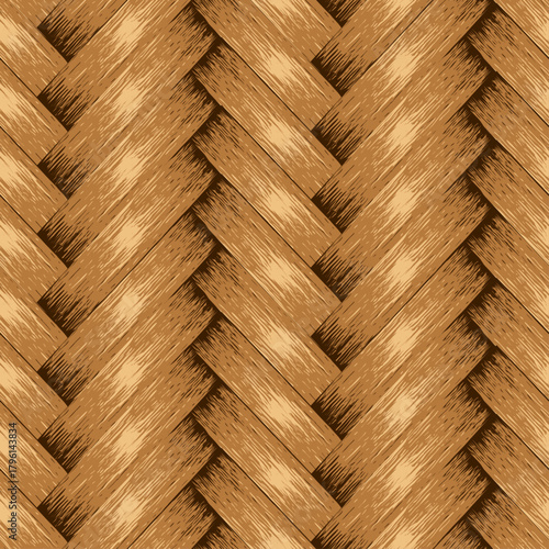 woven basket texture pattern vector design seamless