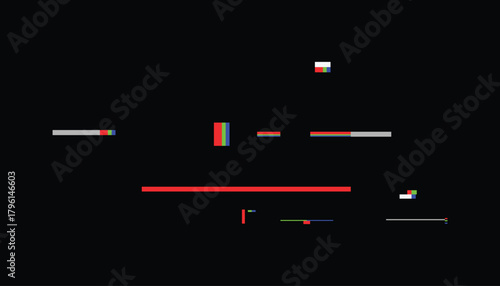 Abstract geometric shapes, with lines and squares, scattered randomly for backgrounds and illustrations.