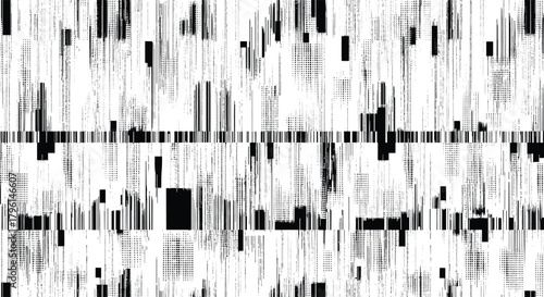 Abstract background with distorted image design. Glitch texture error signal poster backdrop.