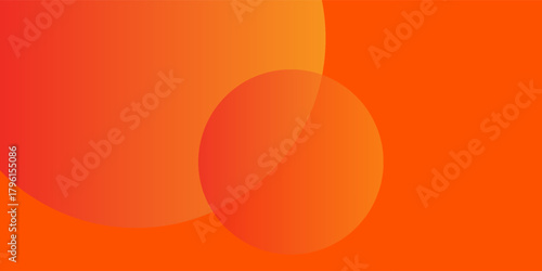 Abstract orange background with circles.