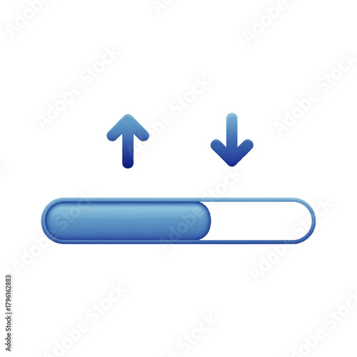 Elevate & Descend Gradient Slider with Arrows for Dynamic Web Interactions