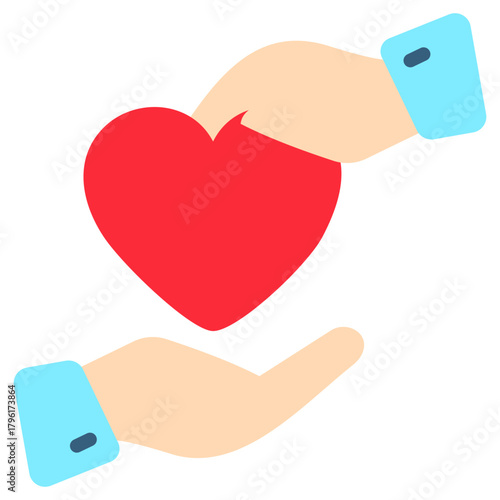 Kindness Mini Illustration Icon. Use For Modern Concept, Print, Ui, Ux Kit, Web And App Development. Vector Related To Business Finance, Management And More