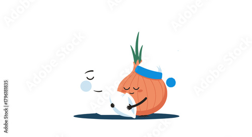 A Moon and Onion Dreamy Sleep Under a Starry Night Sky Peaceful Dreamland Scene