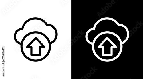 Upload With Icon Set Design