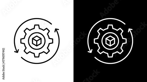 Iteration  White Icon Set Design