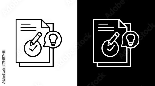 Design Brief  White Icon Set Design