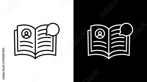 User Story  White Icon Set Design