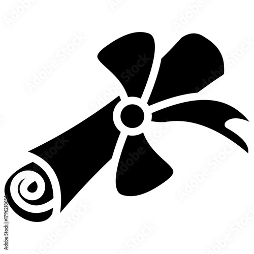 Graduation Scrall Icon
