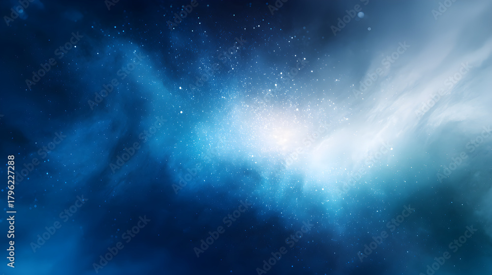Fototapeta premium blue space background