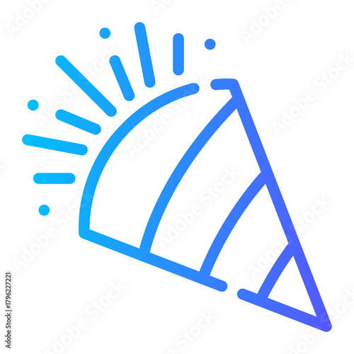 party popper gradient icon