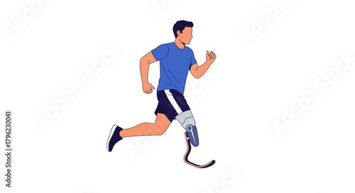 Celebrate International Day of Persons with Disabilities with Running and Inclusion A Vector Illustration