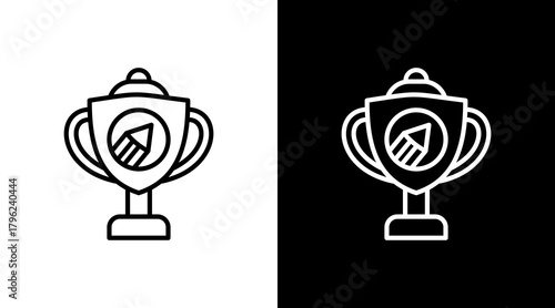 Success  White Icon Set Design