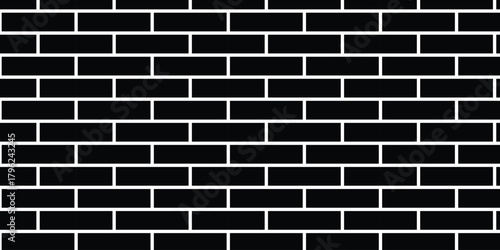 
simple black brick wall pattern for banner poster background.