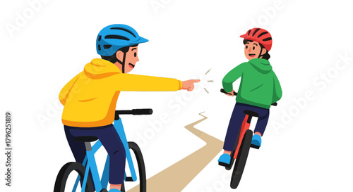 Cyclists Adventure: Embracing Friendship and Embarking on a Trail Journey Together