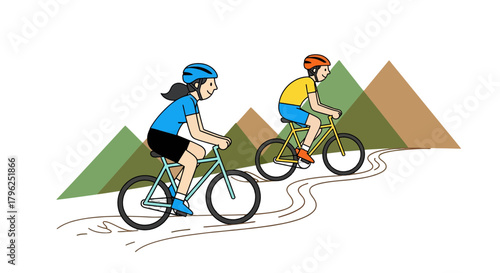 Cyclists Adventure: Embracing The Outdoors On A Mountain Bike Journey