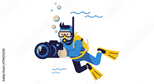 Diver Captures Aquatic Life With Professional Underwater Photography Equipment