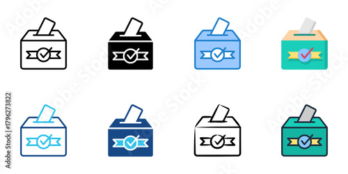 Primaries icon set multiple style collection 

