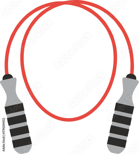 Flat Style Isolated Jump Rope Equipment for Fitness Cardio Exercise