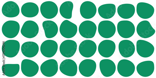 Blobs icon. Rock black icons. Different drops in modern style. Drops or stone silhouettes. Modern blob shape design elements isolated on white background. Vector illustration 