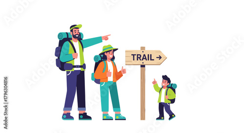 Family Trail Adventure: Guiding the Way Through Nature's Winding Paths