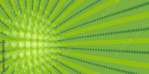 Sun rays, Old paper with stains - Vector