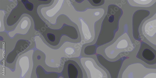 Abstract topographic contour map pattern with smooth gradient transitions and subtle color variations in shades of gray and blue, creating a visually engaging organic texture for digital design and