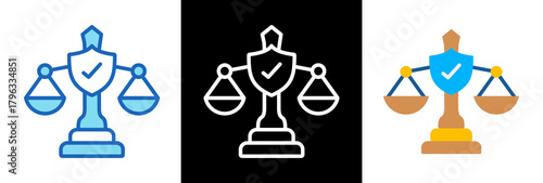 Legal Fairness tripplestyle icon