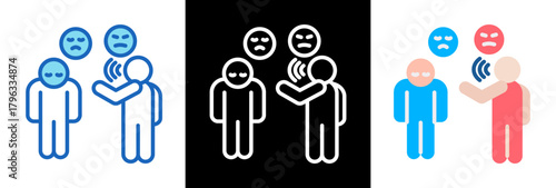 Non Discrimination tripplestyle icon