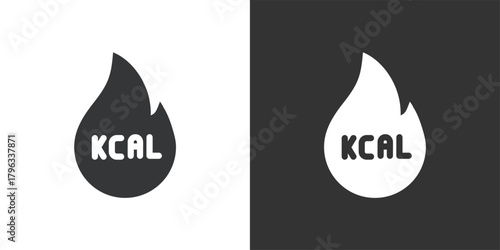 Calorie Burning icon. Solid glyph series icon