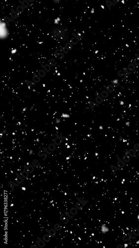 Christmas Snowfall Background Loop