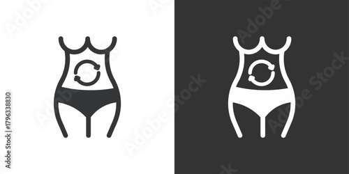 Body Metabolism icon. Solid glyph series icon