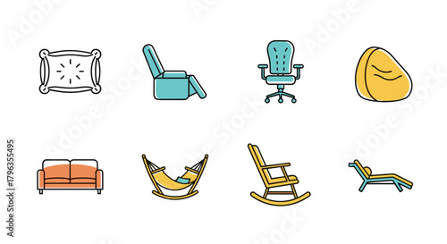 Modern home furniture collection for comfortable living and relaxation spaces