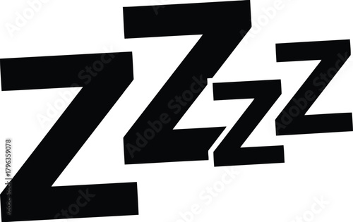 Zzz sleep symbol