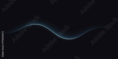 Futuristic blue abstract vector background illustration with flowing lines, dynamic curves, light, and energy motion texture