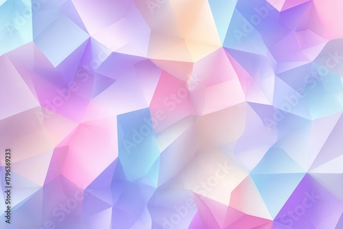 Abstract Geometric Pastel Background for Modern Design Projects