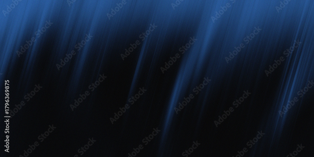 Fototapeta premium Abstract blue soft striped pattern on dark background