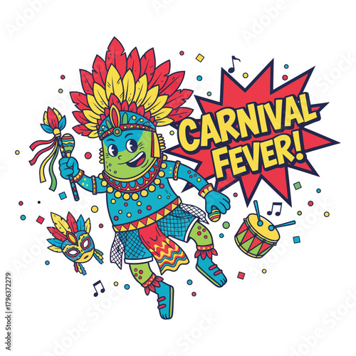 tshirt design carnival-fever