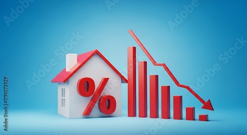 Declining interest rates are impacting the housing market negatively today