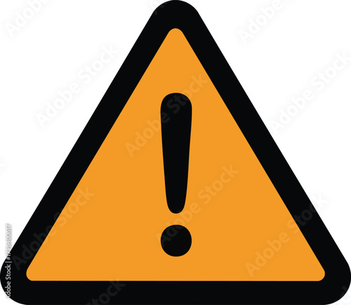 Warning Sign A Bold Symbol of Caution and Alert.