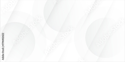 White geometric abstract background overlap layer on bright space with lines effect decoration.