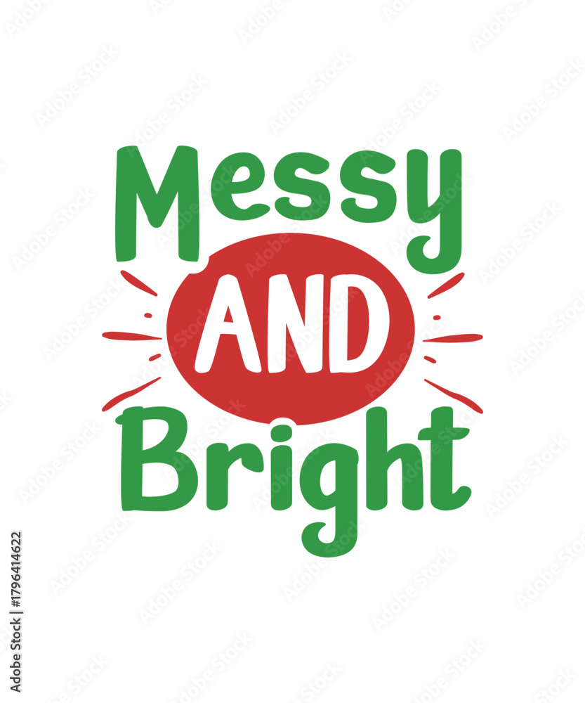 Fototapeta premium Messy and Bright svg