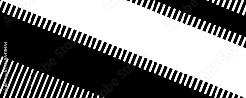 Smooth vector transition from black to white. Abstract broken stripes. For wall design, interior, polygraphy, clothing,