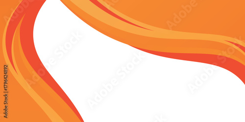 Abstract orange white banner background. Graphic design banner pattern background template vector illustration eps10