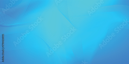 The background is in soft blue and pastel tones, lighter and brighter, creating a fresh and natural feel. vector illustration eps10